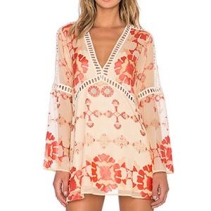 Pink diamond dress SIMILAR to For Love and Lemons Barcelona